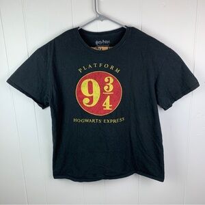Harry Potter Platform 9 3/4 Shirt Black Men’s Extra Large